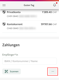 Wie Erfasse Ich Einen Kontoübertrag Im Mobile Banking? - Migros Bank